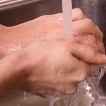hands washing female